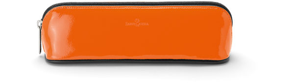 light orange pencil case